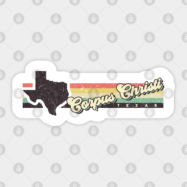 Corpus Christi Texas city Sticker by SerenityByAlex